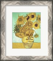 Framed Small Things - Van Gogh Quote 1