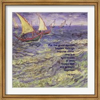 Framed For the Great - Van Gogh Quote 1