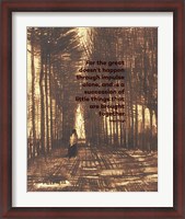 Framed For the Great - Van Gogh Quote 2