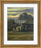 Framed Great Things -Van Gogh Quote 6