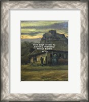 Framed Great Things -Van Gogh Quote 6