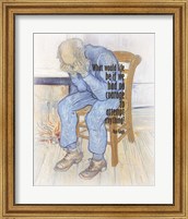 Framed Courage - Van Gogh Quote 2
