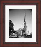 Framed GENERAL VIEW, ELEVENTH ST. FRONT ON LEFT, COURT ST. SIDE ON RIGHT - First Baptist Church, Court and Eleventh Streets, Lynchburg