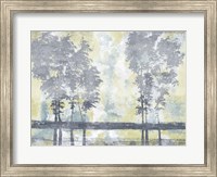 Framed Watercolor Mist I