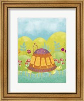 Framed Happy Turtle I