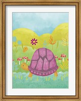 Framed Happy Turtle II