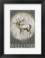 Framed Woodland Welcome I