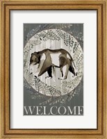 Framed Woodland Welcome III