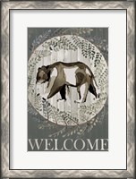 Framed Woodland Welcome III