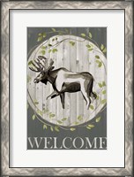 Framed Woodland Welcome IV