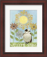 Framed Spring Welcome I