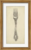 Framed Ornate Cutlery I