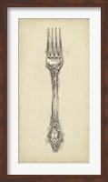 Framed Ornate Cutlery I