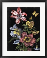 Dark Floral I Framed Print