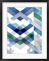 Crystal Chevron II Framed Print