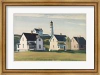 Framed Lighthouse Village (also known as Cape Elizabeth), 1929