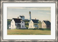 Framed Lighthouse Village (also known as Cape Elizabeth), 1929
