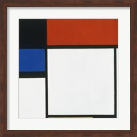 Framed Composition No. III / Fox Trot B with Black, Red, Blue and Yellow, 1929