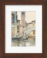 Framed Bridge and Campanile, Venice, 1902/04