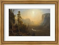 Framed Yosemite Valley, Glacier Point Trail, ca. 1873