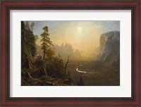 Framed Yosemite Valley, Glacier Point Trail, ca. 1873