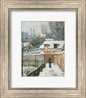 Framed Snow at Louveciennes, 1874