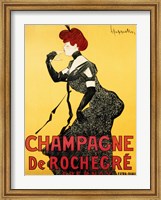 Framed Champagne de Rochegre;, ca. 1902