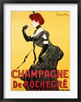 Framed Champagne de Rochegre;, ca. 1902