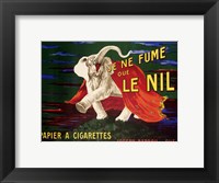 Framed Je ne Fume que Le Nil, 1912