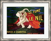 Framed Je ne Fume que Le Nil, 1912
