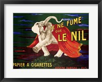 Framed Je ne Fume que Le Nil, 1912