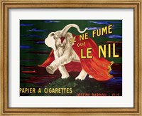 Framed Je ne Fume que Le Nil, 1912