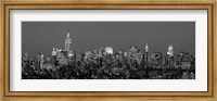 Framed Manhattan Skyline (detail)