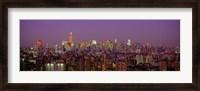 Framed Manhattan at Night