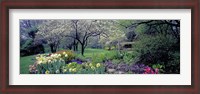 Framed Country garden, Old Westbury Gardens, Long Island