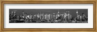 Framed Manhattan Skyline at Dusk, NYC