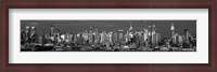 Framed Manhattan Skyline at Dusk, NYC