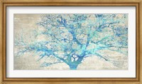 Framed Turquoise Tree