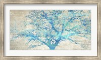 Framed Turquoise Tree