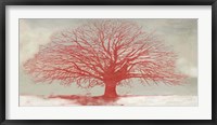 Framed Red Tree