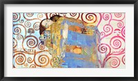 Framed Klimt's Embrace 2.0