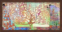 Framed Klimt's Tree of Life 2.0