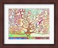 Framed Klimt's Tree 2.0