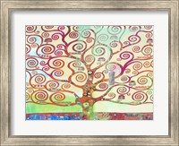 Framed Klimt's Tree 2.0