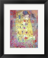 Framed Klimt's Kiss 2.0