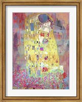 Framed Klimt's Kiss 2.0