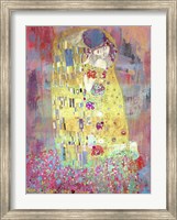 Framed Klimt's Kiss 2.0