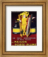 Framed La Maison du Porte-Plume, 1924