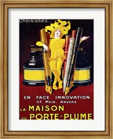 Framed La Maison du Porte-Plume, 1924