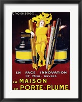 Framed La Maison du Porte-Plume, 1924